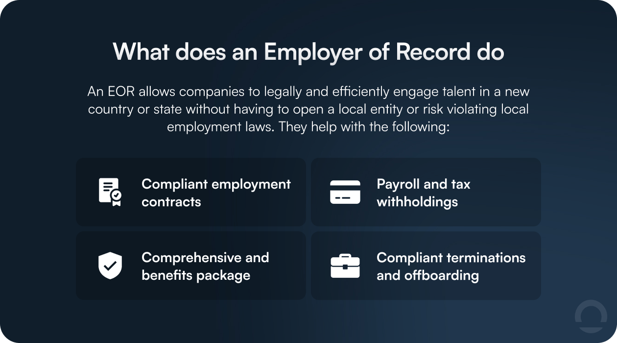 what does an employer of record (eor) do