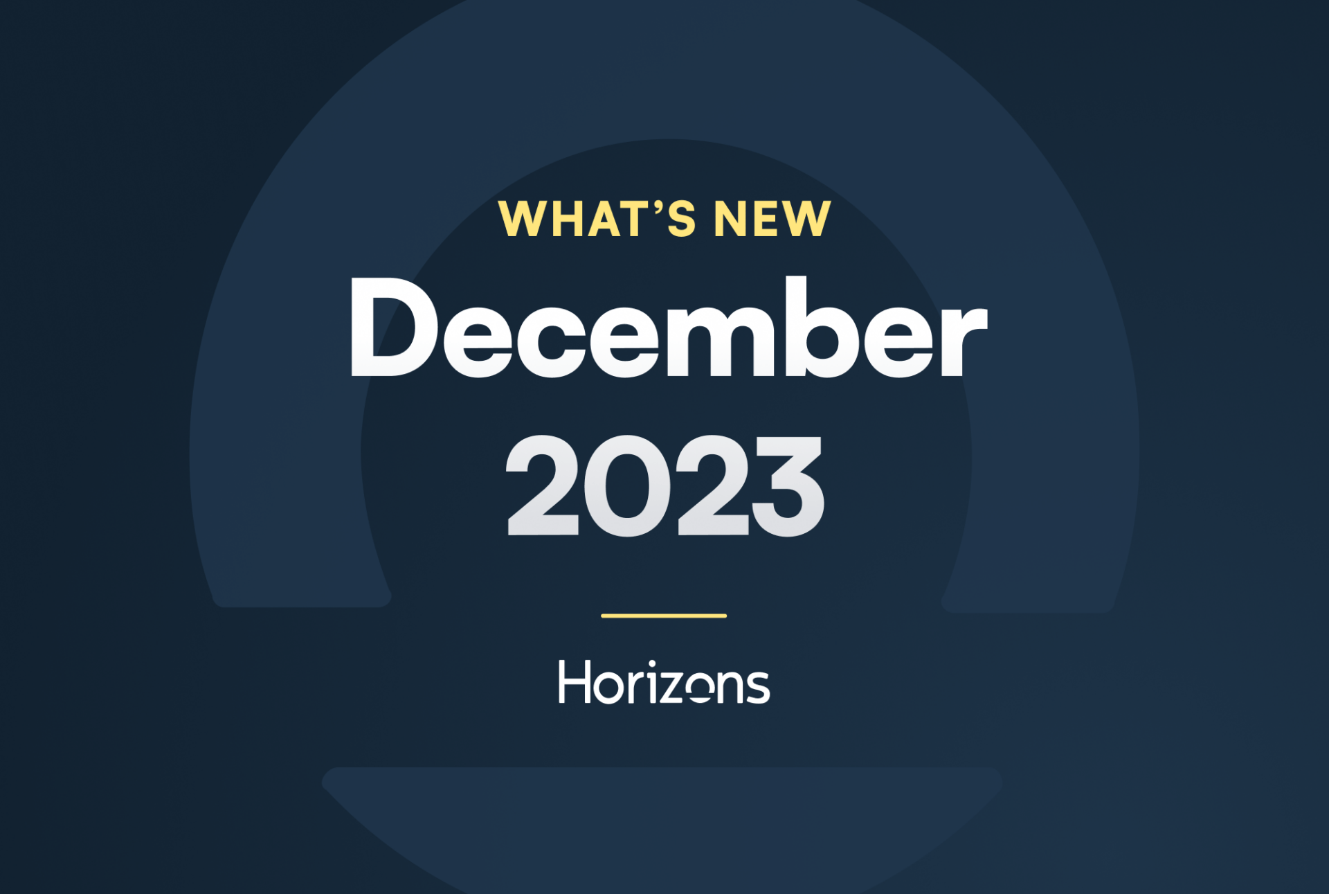 What's New December 2023