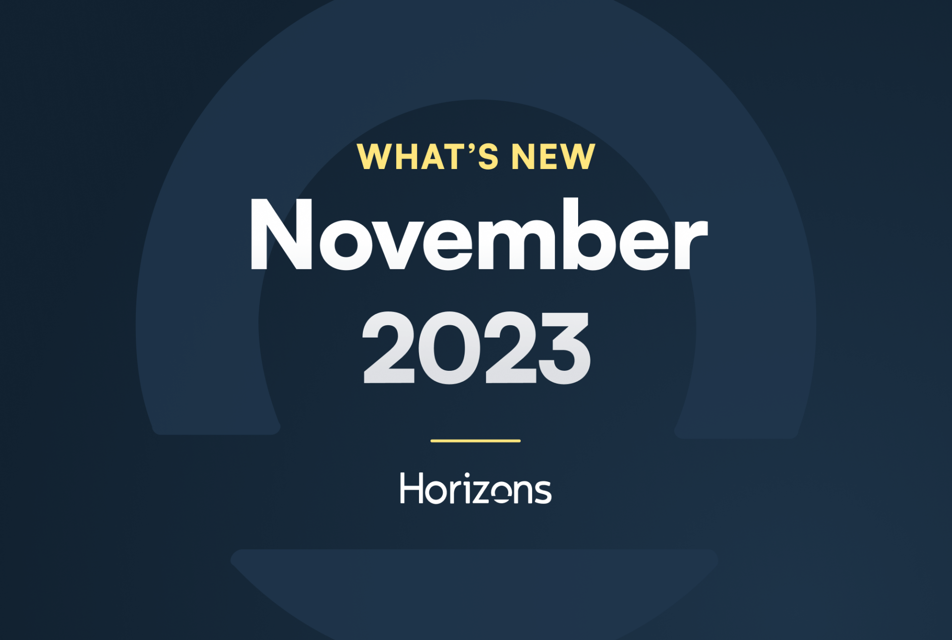 What's New November 2023