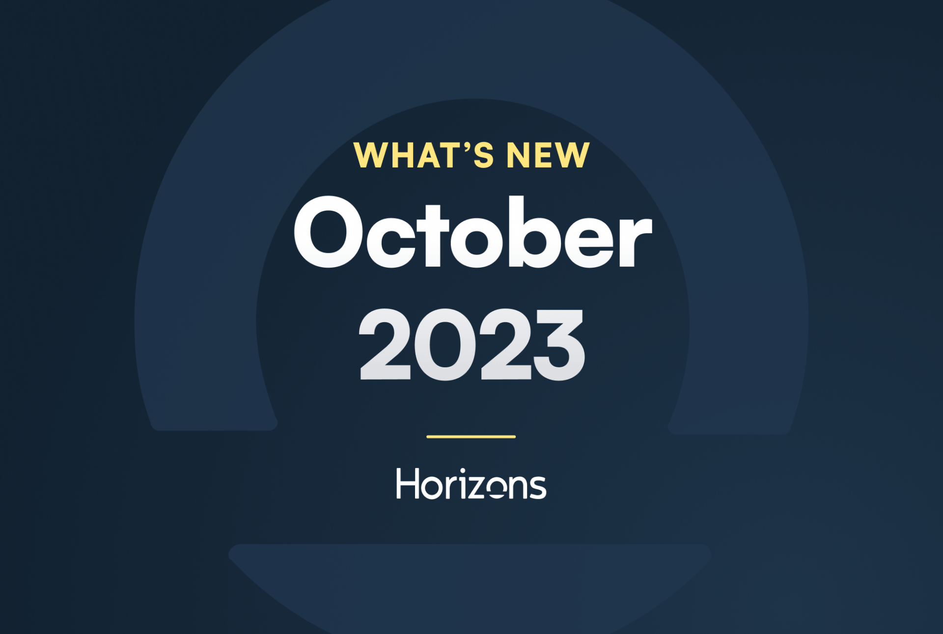 What's New October 2023